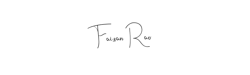 Make a beautiful signature design for name Faizan Rao. Use this online signature maker to create a handwritten signature for free. Faizan Rao signature style 4 images and pictures png