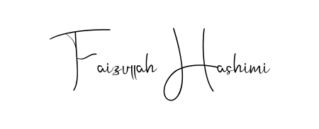 Transform the name Faizullah Hashimi into a signature masterpiece using Andilay-7BmLP font. Ideal for photographers, artists, and creators looking for watermarks. Faizullah Hashimi signature style 4 images and pictures png