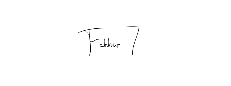 You should practise on your own different ways (Andilay-7BmLP) to write your name (Fakhar 7) in signature. don't let someone else do it for you. Fakhar 7 signature style 4 images and pictures png