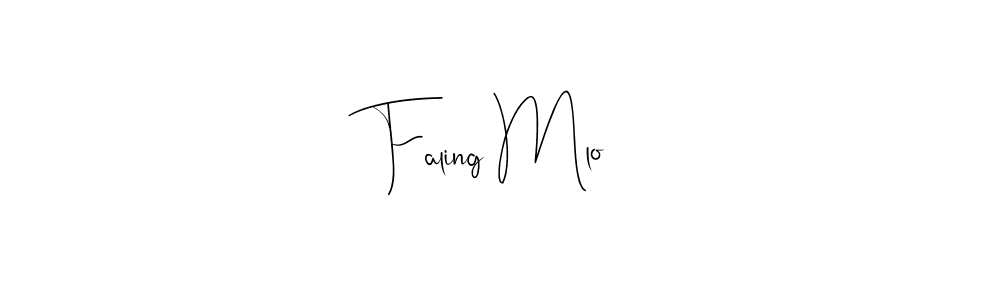 You can use this online signature creator to create a handwritten signature for the name Faling Mlo. This is the best online autograph maker. Faling Mlo signature style 4 images and pictures png