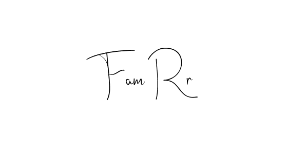 Similarly Andilay-7BmLP is the best handwritten signature design. Signature creator online .You can use it as an online autograph creator for name Fam Rr. Fam Rr signature style 4 images and pictures png