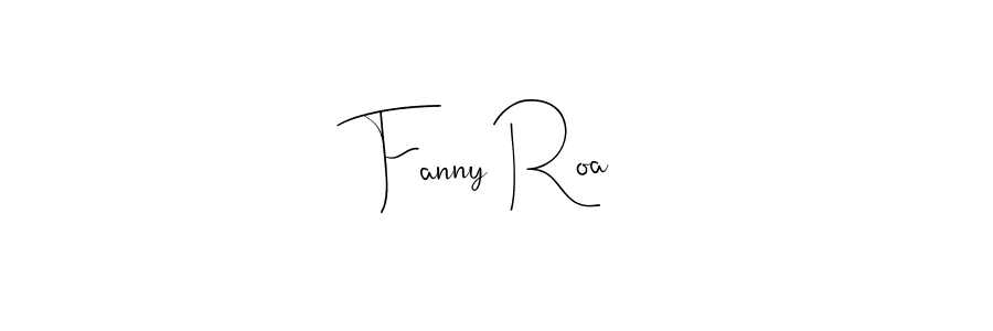 if you are searching for the best signature style for your name Fanny Roa. so please give up your signature search. here we have designed multiple signature styles  using Andilay-7BmLP. Fanny Roa signature style 4 images and pictures png
