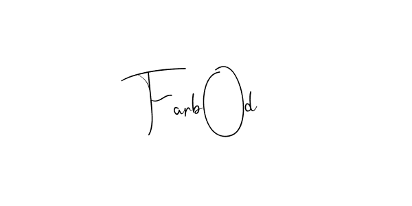 How to make Farb0d signature? Andilay-7BmLP is a professional autograph style. Create handwritten signature for Farb0d name. Farb0d signature style 4 images and pictures png
