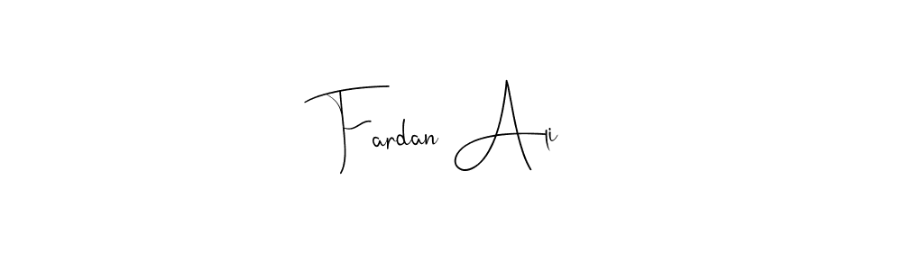 The best way (Andilay-7BmLP) to make a short signature is to pick only two or three words in your name. The name Fardan Ali include a total of six letters. For converting this name. Fardan Ali signature style 4 images and pictures png