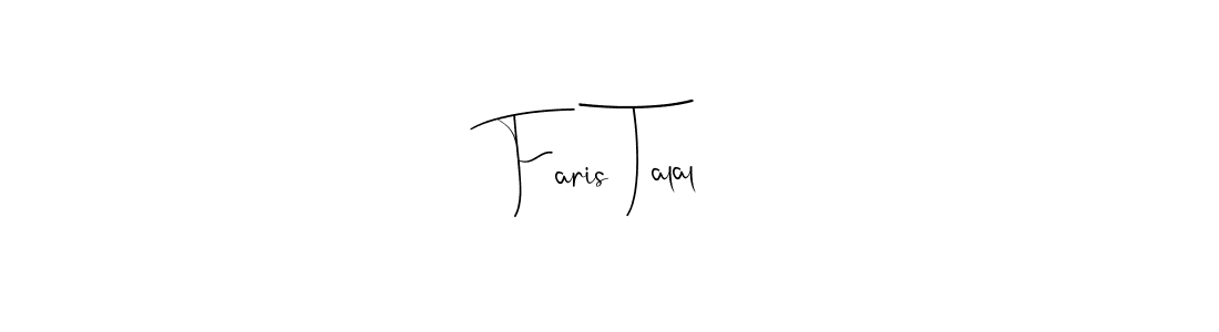 Make a beautiful signature design for name Faris Talal. Use this online signature maker to create a handwritten signature for free. Faris Talal signature style 4 images and pictures png