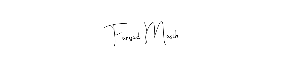 How to Draw Faryad Masih signature style? Andilay-7BmLP is a latest design signature styles for name Faryad Masih. Faryad Masih signature style 4 images and pictures png