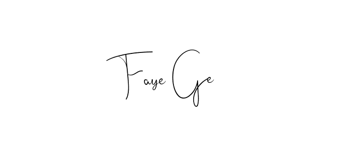 The best way (Andilay-7BmLP) to make a short signature is to pick only two or three words in your name. The name Faye Ge include a total of six letters. For converting this name. Faye Ge signature style 4 images and pictures png