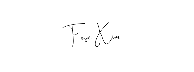 How to make Faye Kim signature? Andilay-7BmLP is a professional autograph style. Create handwritten signature for Faye Kim name. Faye Kim signature style 4 images and pictures png