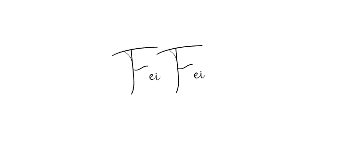 Also we have Fei Fei name is the best signature style. Create professional handwritten signature collection using Andilay-7BmLP autograph style. Fei Fei signature style 4 images and pictures png