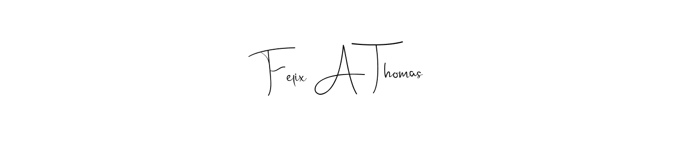 Make a beautiful signature design for name Felix A Thomas. Use this online signature maker to create a handwritten signature for free. Felix A Thomas signature style 4 images and pictures png