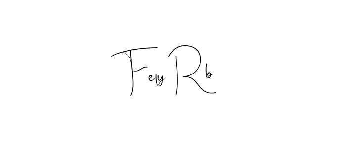 Best and Professional Signature Style for Fely Rb. Andilay-7BmLP Best Signature Style Collection. Fely Rb signature style 4 images and pictures png