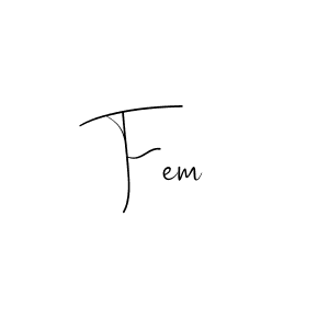 Similarly Andilay-7BmLP is the best handwritten signature design. Signature creator online .You can use it as an online autograph creator for name Fem. Fem signature style 4 images and pictures png