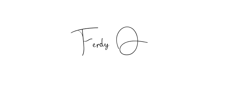 The best way (Andilay-7BmLP) to make a short signature is to pick only two or three words in your name. The name Ferdy  O include a total of six letters. For converting this name. Ferdy  O signature style 4 images and pictures png