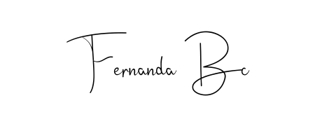 The Andilay-7BmLP handwriting style adds charm and authenticity to name Fernanda Bc. A wonderful choice for personal thank-you notes. Fernanda Bc signature style 4 images and pictures png