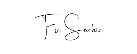 Make a beautiful signature design for name Ffn Sachin. Use this online signature maker to create a handwritten signature for free. Ffn Sachin signature style 4 images and pictures png