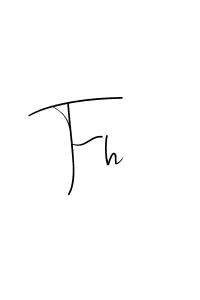 How to make Fh name signature. Use Andilay-7BmLP style for creating short signs online. This is the latest handwritten sign. Fh signature style 4 images and pictures png