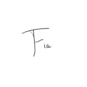 How to make Fia signature? Andilay-7BmLP is a professional autograph style. Create handwritten signature for Fia name. Fia signature style 4 images and pictures png