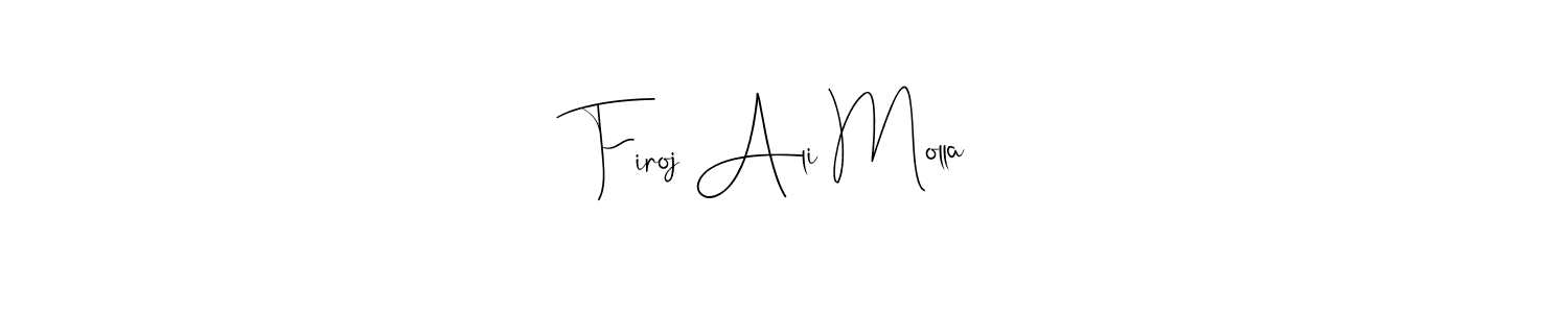 if you are searching for the best signature style for your name Firoj Ali Molla. so please give up your signature search. here we have designed multiple signature styles  using Andilay-7BmLP. Firoj Ali Molla signature style 4 images and pictures png