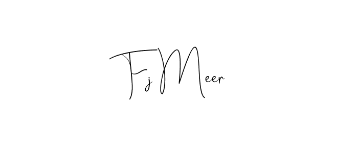 You can use this online signature creator to create a handwritten signature for the name Fj Meer. This is the best online autograph maker. Fj Meer signature style 4 images and pictures png