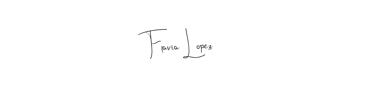 Make a beautiful signature design for name Flavia Lopez. Use this online signature maker to create a handwritten signature for free. Flavia Lopez signature style 4 images and pictures png