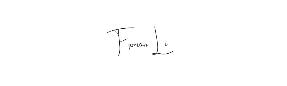 Also You can easily find your signature by using the search form. We will create Florian Li name handwritten signature images for you free of cost using Andilay-7BmLP sign style. Florian Li signature style 4 images and pictures png