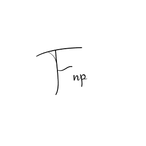 Create a beautiful signature design for name Fnp. With this signature (Andilay-7BmLP) fonts, you can make a handwritten signature for free. Fnp signature style 4 images and pictures png