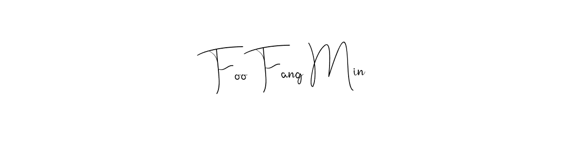It looks lik you need a new signature style for name Foo Fang Min. Design unique handwritten (Andilay-7BmLP) signature with our free signature maker in just a few clicks. Foo Fang Min signature style 4 images and pictures png