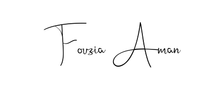 Try this chic Fouzia Aman handwritten sign style. Using Andilay-7BmLP font elements, it gives your name a sleek, memorable identity. Fouzia Aman signature style 4 images and pictures png