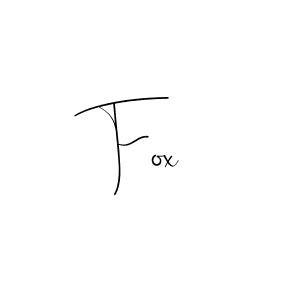 Create a beautiful signature design for name Fox. With this signature (Andilay-7BmLP) fonts, you can make a handwritten signature for free. Fox signature style 4 images and pictures png