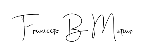 Try this chic Franiceto B Matias handwritten sign style. Using Andilay-7BmLP font elements, it gives your name a sleek, memorable identity. Franiceto B Matias signature style 4 images and pictures png