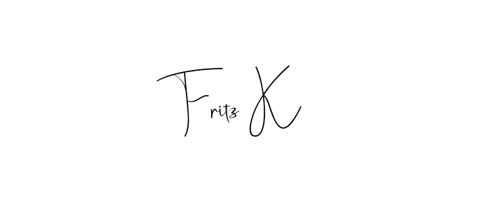 Make a beautiful signature design for name Fritz K. Use this online signature maker to create a handwritten signature for free. Fritz K signature style 4 images and pictures png