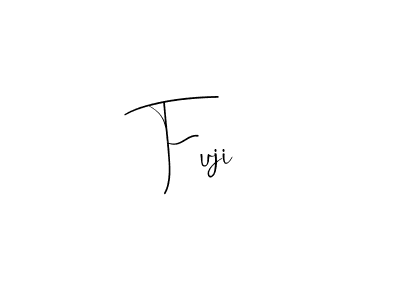 Make a beautiful signature design for name Fuji. With this signature (Andilay-7BmLP) style, you can create a handwritten signature for free. Fuji signature style 4 images and pictures png