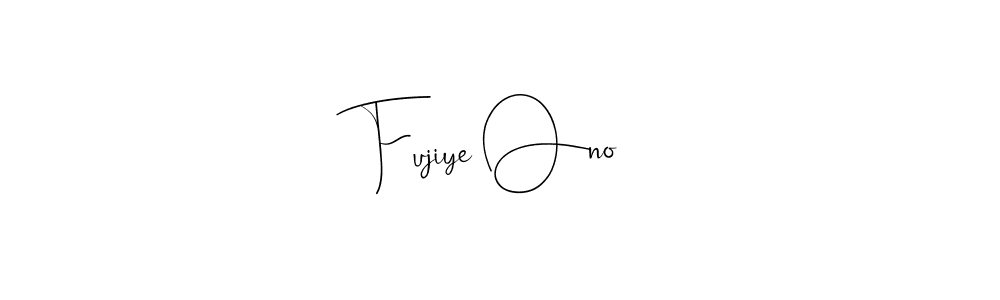 Use a signature maker to create a handwritten signature online. With this signature software, you can design (Andilay-7BmLP) your own signature for name Fujiye Ono. Fujiye Ono signature style 4 images and pictures png