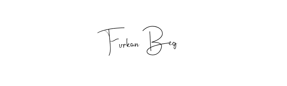 How to make Furkan Beg name signature. Use Andilay-7BmLP style for creating short signs online. This is the latest handwritten sign. Furkan Beg signature style 4 images and pictures png