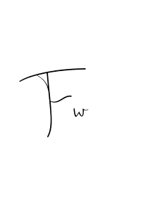 The best way (Andilay-7BmLP) to make a short signature is to pick only two or three words in your name. The name Fw include a total of six letters. For converting this name. Fw signature style 4 images and pictures png