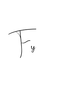 Also we have Fy name is the best signature style. Create professional handwritten signature collection using Andilay-7BmLP autograph style. Fy signature style 4 images and pictures png