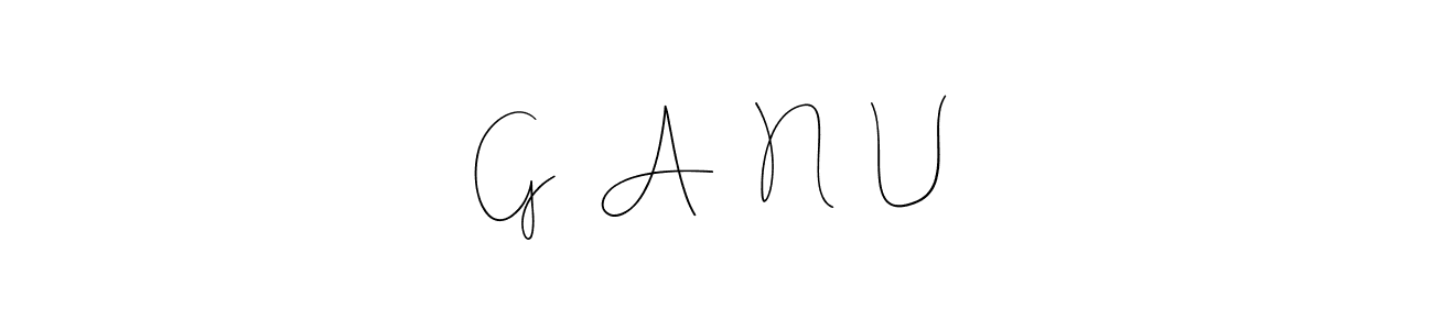 This is the best signature style for the G   A   N   U name. Also you like these signature font (Andilay-7BmLP). Mix name signature. G   A   N   U signature style 4 images and pictures png