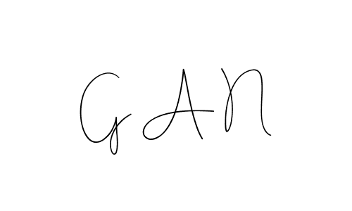 Make a beautiful signature design for name G A N. Use this online signature maker to create a handwritten signature for free. G A N signature style 4 images and pictures png