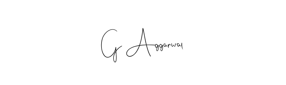 How to make G Aggarwal signature? Andilay-7BmLP is a professional autograph style. Create handwritten signature for G Aggarwal name. G Aggarwal signature style 4 images and pictures png