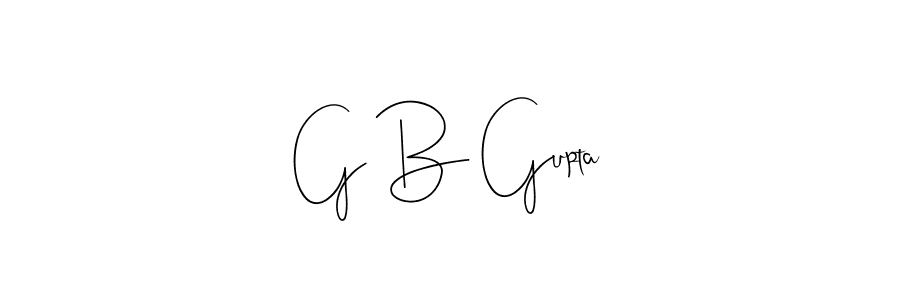 How to make G B Gupta signature? Andilay-7BmLP is a professional autograph style. Create handwritten signature for G B Gupta name. G B Gupta signature style 4 images and pictures png