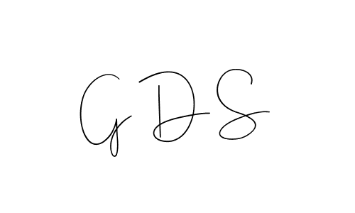 The best way (Andilay-7BmLP) to make a short signature is to pick only two or three words in your name. The name G D S include a total of six letters. For converting this name. G D S signature style 4 images and pictures png