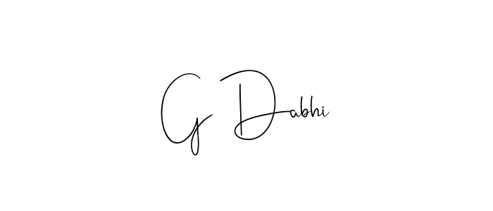 Once you've used our free online signature maker to create your best signature Andilay-7BmLP style, it's time to enjoy all of the benefits that G Dabhi name signing documents. G Dabhi signature style 4 images and pictures png
