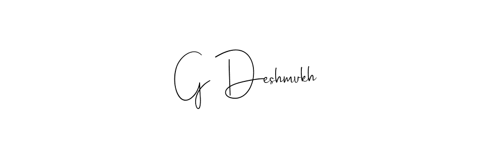 Once you've used our free online signature maker to create your best signature Andilay-7BmLP style, it's time to enjoy all of the benefits that G Deshmukh name signing documents. G Deshmukh signature style 4 images and pictures png