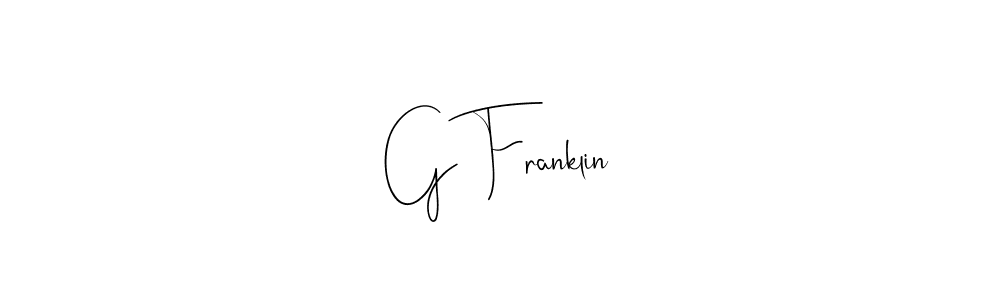 Use a signature maker to create a handwritten signature online. With this signature software, you can design (Andilay-7BmLP) your own signature for name G Franklin. G Franklin signature style 4 images and pictures png