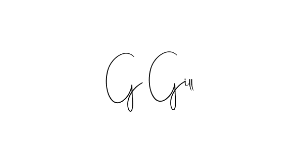 Make a beautiful signature design for name G Gill. Use this online signature maker to create a handwritten signature for free. G Gill signature style 4 images and pictures png