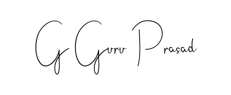 Make a beautiful signature design for name G Guru Prasad. With this signature (Andilay-7BmLP) style, you can create a handwritten signature for free. G Guru Prasad signature style 4 images and pictures png