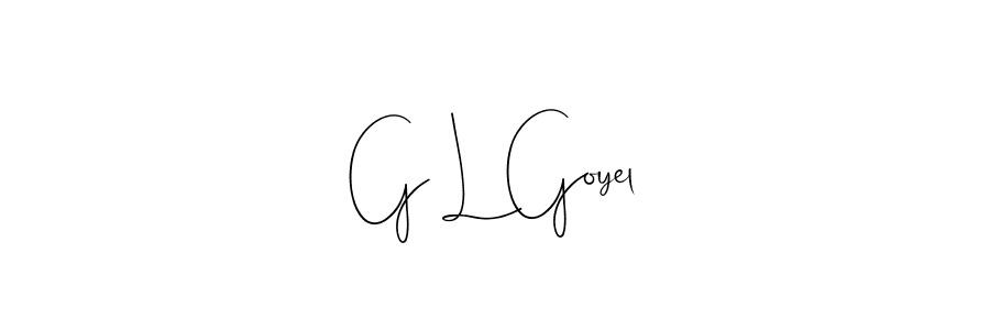 You can use this online signature creator to create a handwritten signature for the name G L Goyel. This is the best online autograph maker. G L Goyel signature style 4 images and pictures png