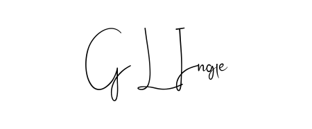 How to make G L Ingle signature? Andilay-7BmLP is a professional autograph style. Create handwritten signature for G L Ingle name. G L Ingle signature style 4 images and pictures png
