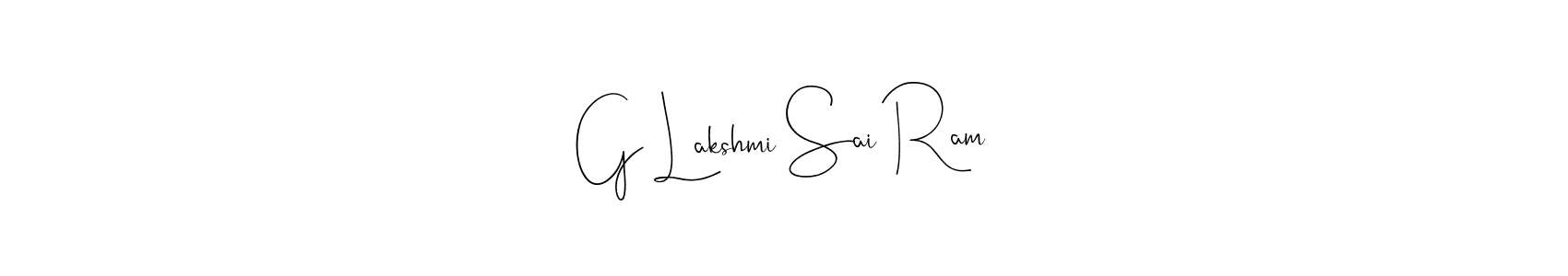 Once you've used our free online signature maker to create your best signature Andilay-7BmLP style, it's time to enjoy all of the benefits that G Lakshmi Sai Ram name signing documents. G Lakshmi Sai Ram signature style 4 images and pictures png