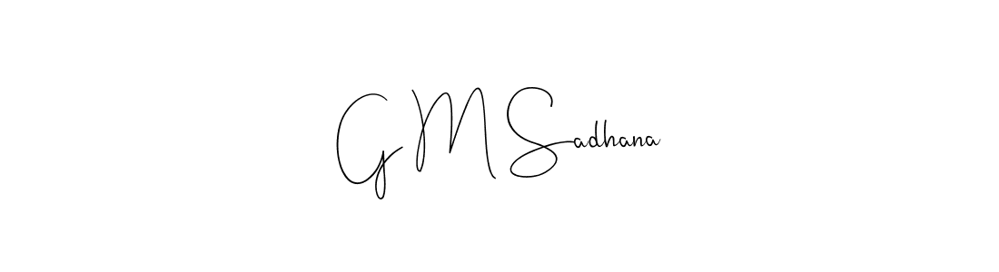 Check out images of Autograph of G M Sadhana name. Actor G M Sadhana Signature Style. Andilay-7BmLP is a professional sign style online. G M Sadhana signature style 4 images and pictures png